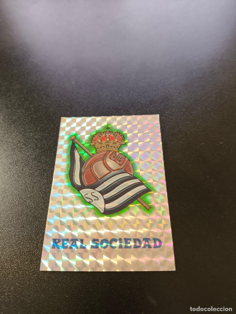 Cromos de F&uacute;tbol: 253 ESCUDO REAL SOCIEDAD MUNDICROMO FICHAS LIGA 2001 2002 01 02 NO PANINI ESTE