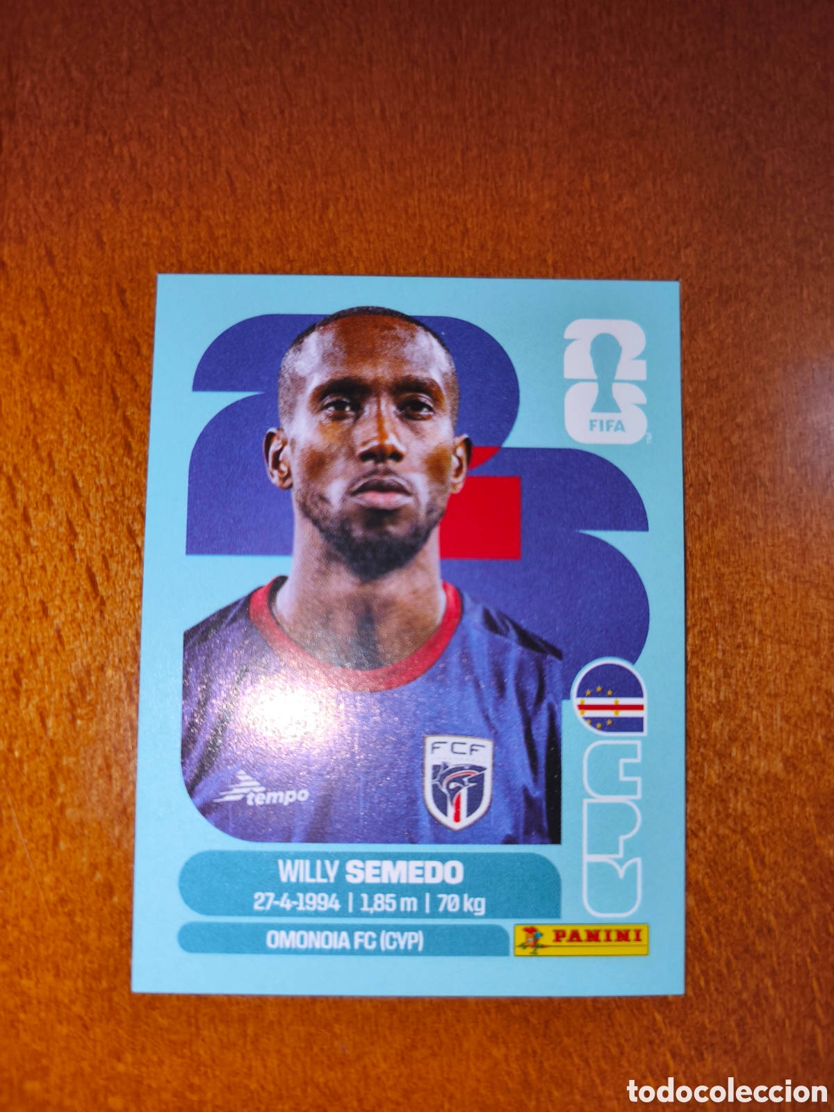 Cromos de F&uacute;tbol: CPV19 Willy Semedo CPV 19 Fifa World Cup 2026 Cabo Verde