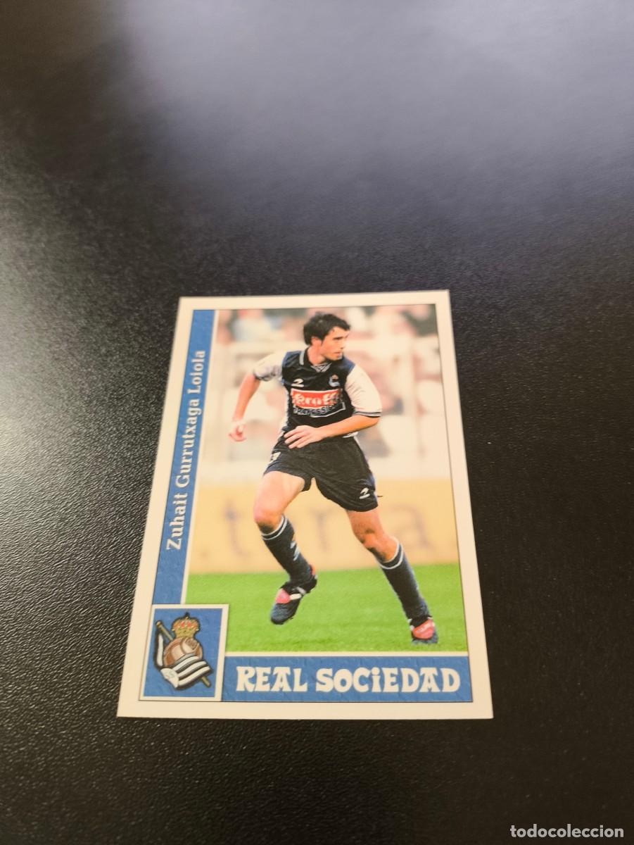 Cromos de F&uacute;tbol: 262 Gurrutxaga REAL SOCIEDAD MUNDICROMO FICHAS LIGA 2001 2002 01 02 NO PANINI ESTE