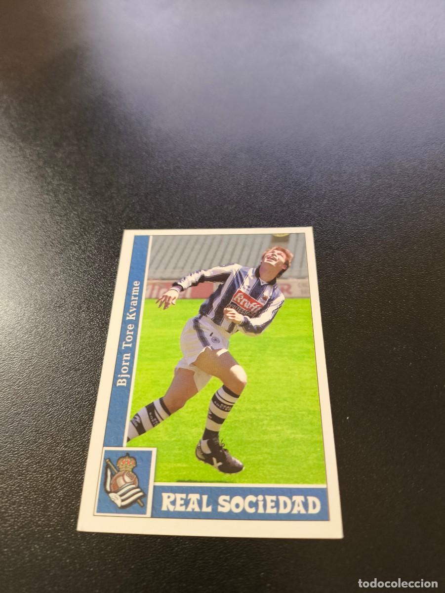 Cromos de F&uacute;tbol: 264 Kvarme REAL SOCIEDAD MUNDICROMO FICHAS LIGA 2001 2002 01 02 NO PANINI ESTE
