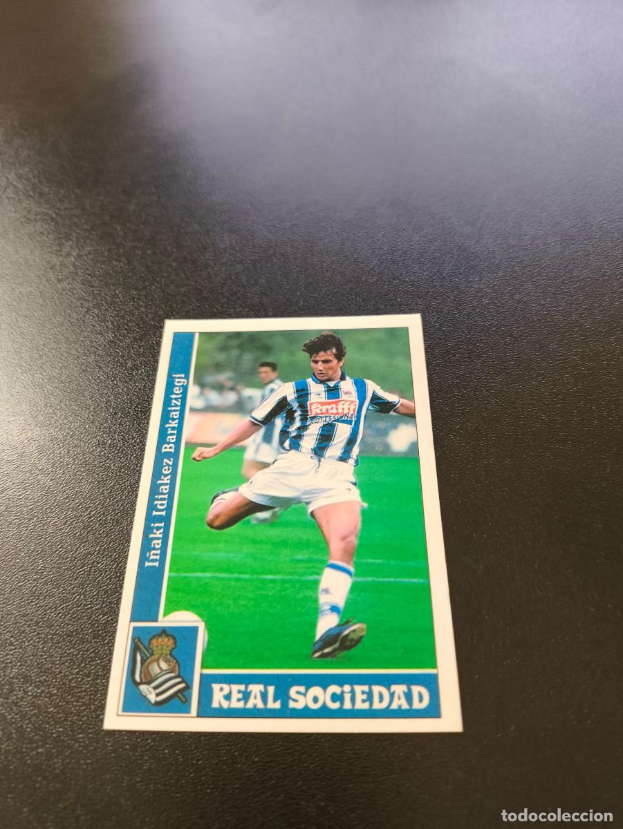 Cromos de F&uacute;tbol: 267 Idiakez REAL SOCIEDAD MUNDICROMO FICHAS LIGA 2001 2002 01 02 NO PANINI ESTE