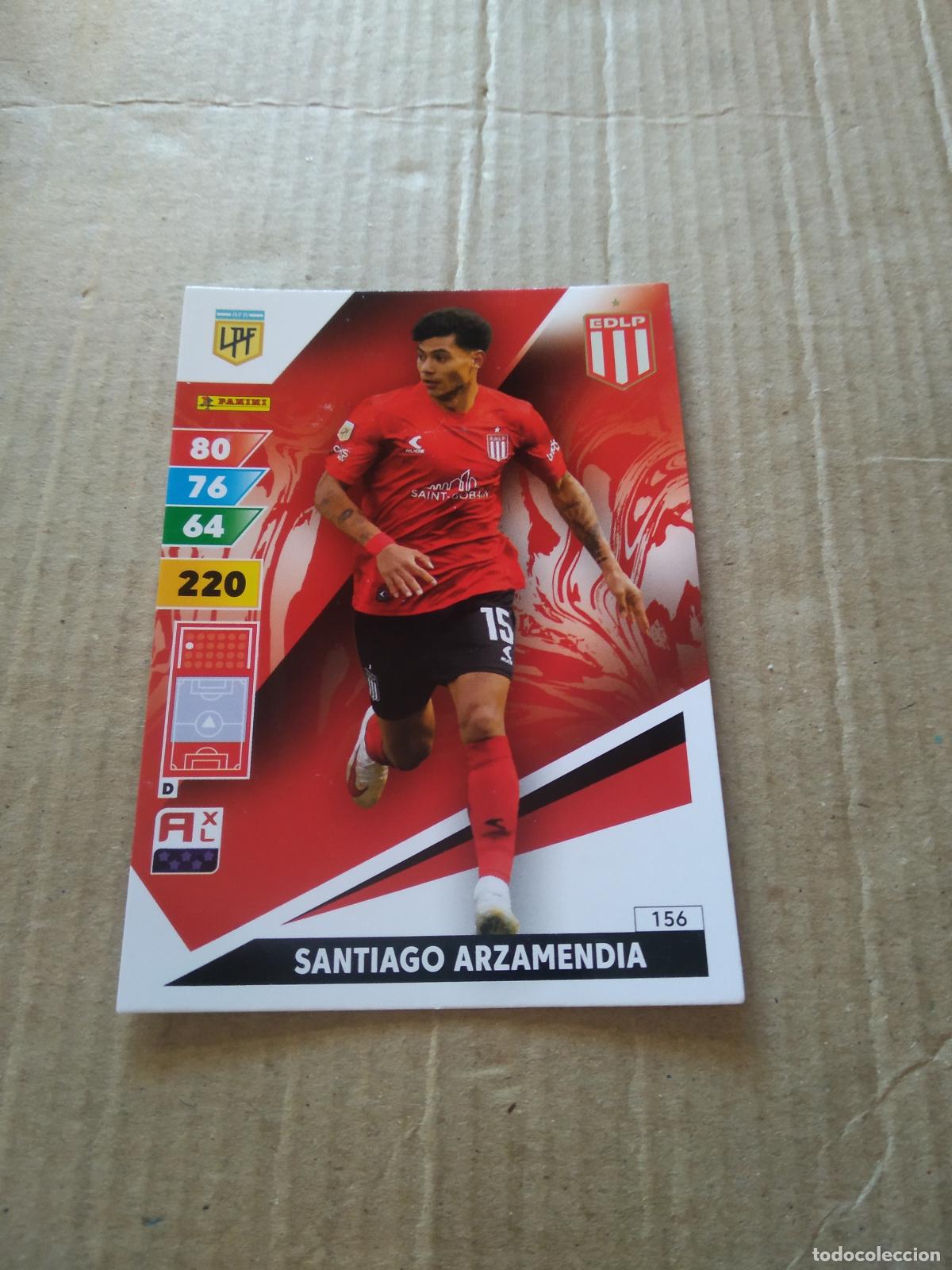 Cromos de F&uacute;tbol: 156 SANTIAGO ARZAMENDIA ESTUDIANTES CROMO FUTBOL PANINI ARGENTINO 2025 LIGA ARGENTINA ADRENALYN