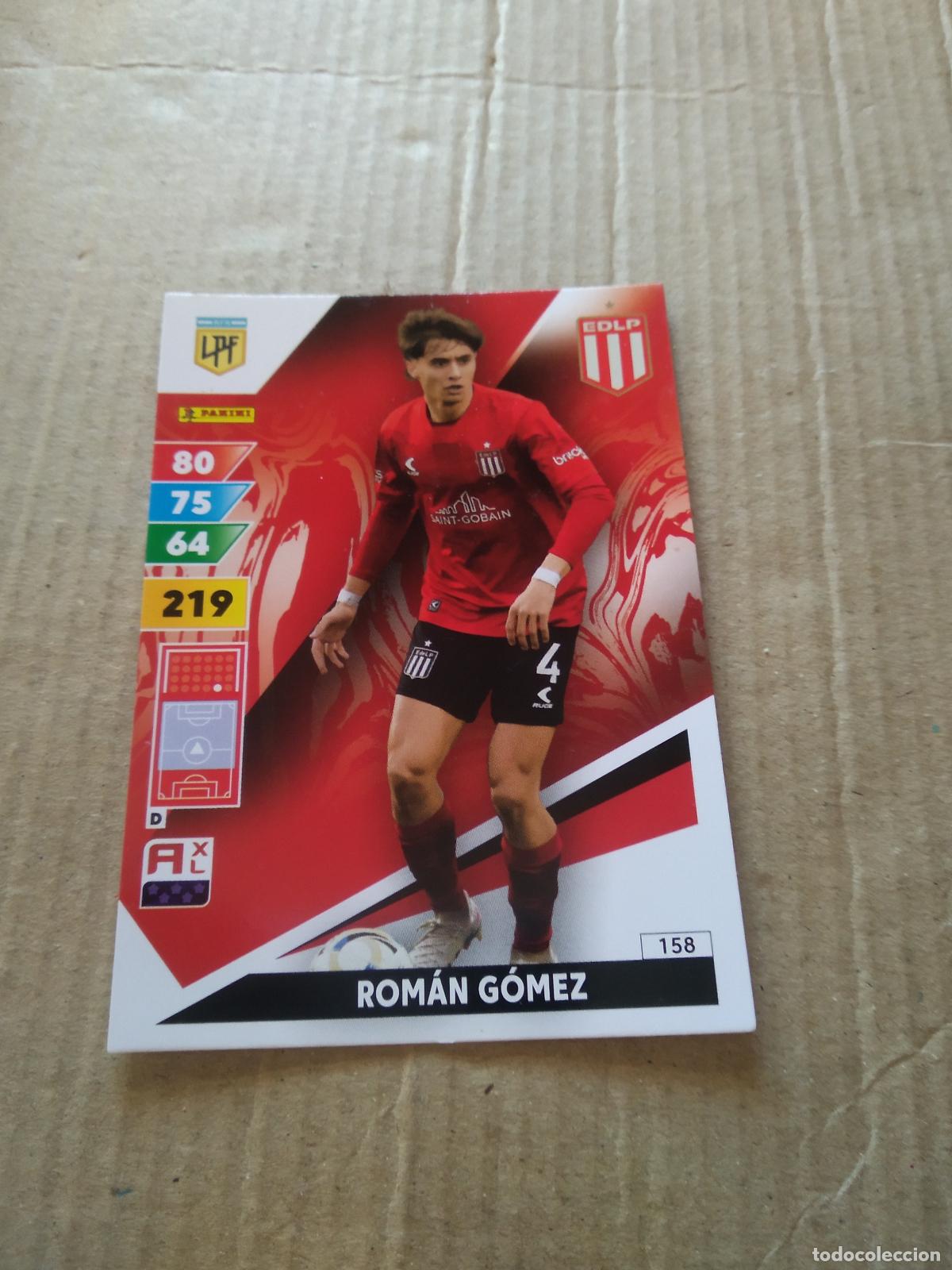 Cromos de F&uacute;tbol: 158 ROMAN GOMEZ ESTUDIANTES CROMO FUTBOL PANINI ARGENTINO 2025 LIGA ARGENTINA ADRENALYN