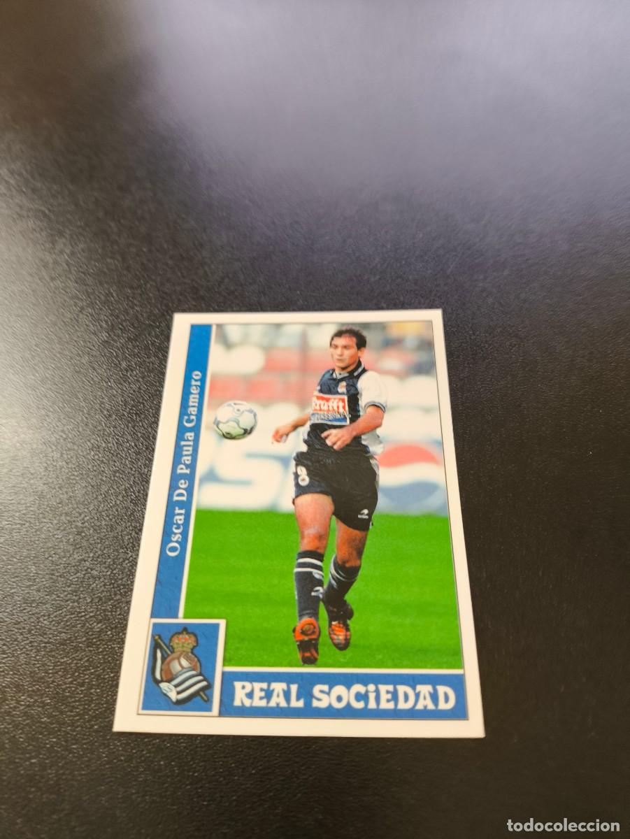 Cromos de F&uacute;tbol: 272 De Paula REAL SOCIEDAD MUNDICROMO FICHAS LIGA 2001 2002 01 02 NO PANINI ESTE
