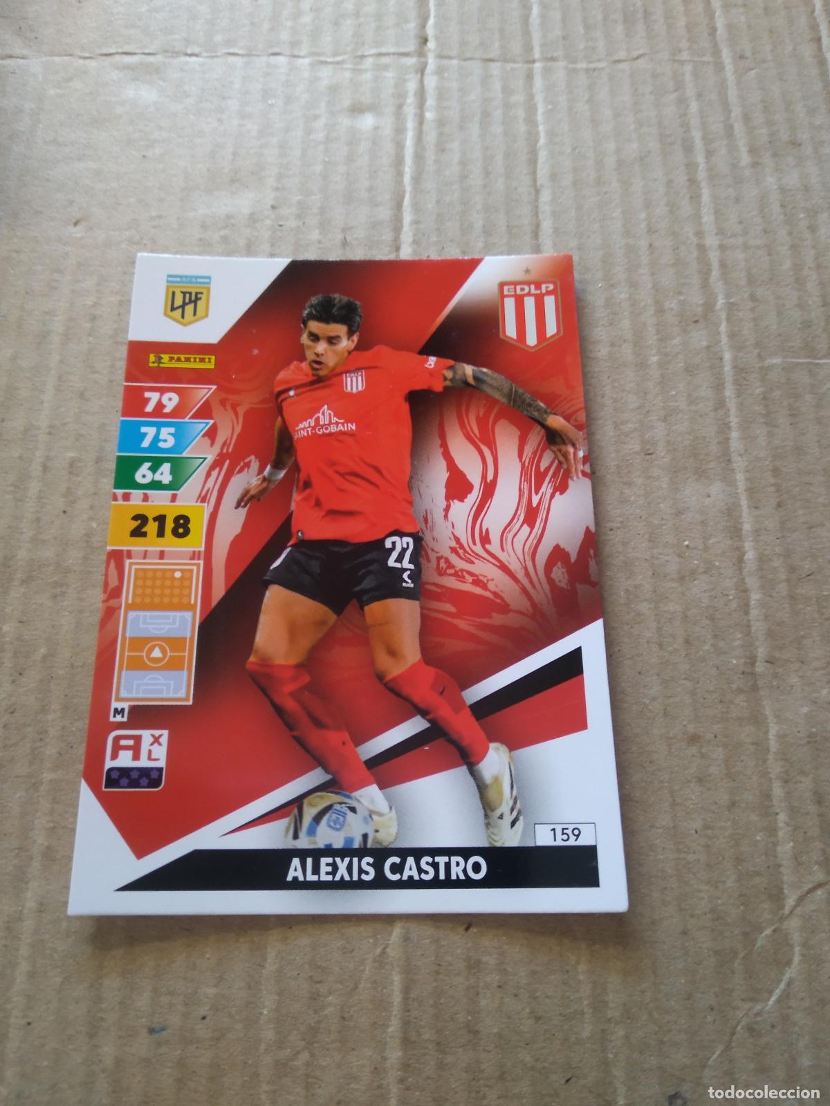 Cromos de F&uacute;tbol: 159 ALEXIS CASTRO ESTUDIANTES CROMO FUTBOL PANINI ARGENTINO 2025 LIGA ARGENTINA ADRENALYN