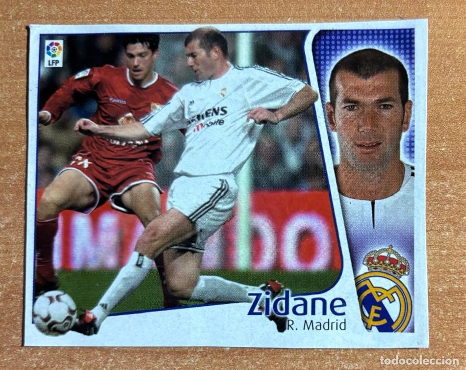 Cromos de F&uacute;tbol: EDICIONES ESTE 2004-2005 04 05 ZIDANE (REAL MADRID) RECORTADO LEER