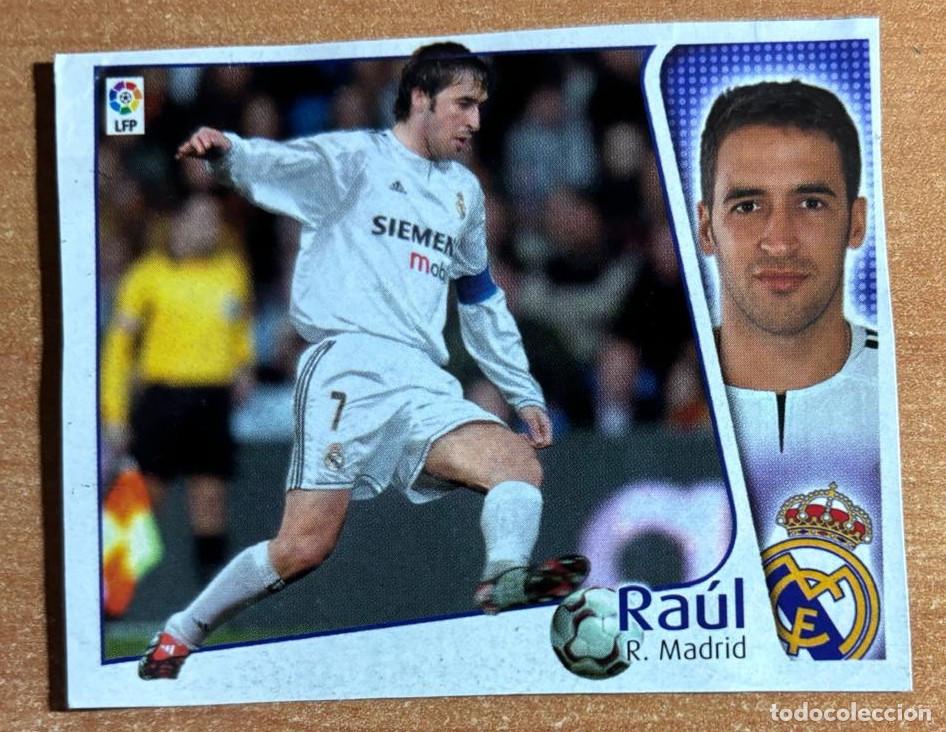 Cromos de F&uacute;tbol: EDICIONES ESTE 2004-2005 04 05 RAUL (REAL MADRID) RECORTADO LEER