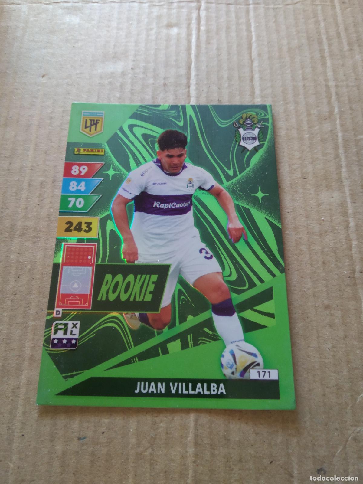 Cromos de F&uacute;tbol: 171 JUAN VILLALBA gimnasia CROMO FUTBOL PANINI ARGENTINO 2025 LIGA ARGENTINA ADRENALYN