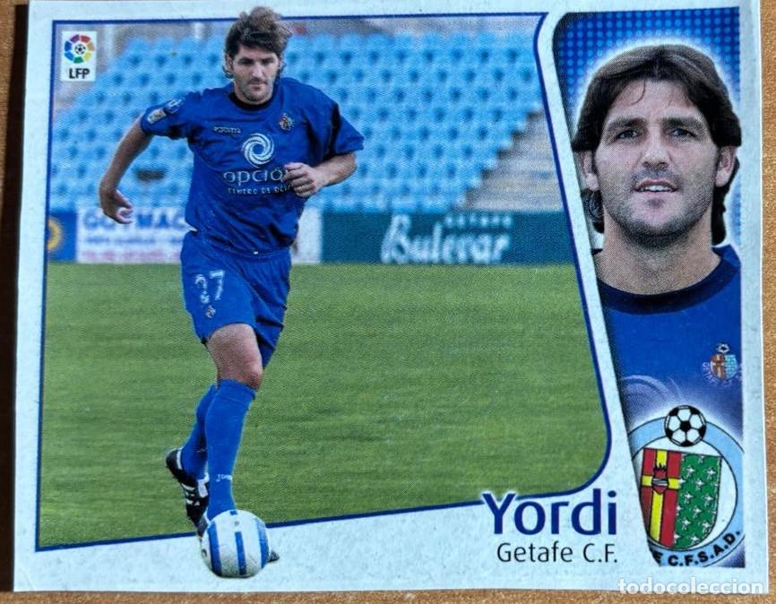 Cromos de F&uacute;tbol: EDICIONES ESTE 2004-2005 04 05 YORDI (GETAFE) DIF&Iacute;CIL RECORTADO LEER