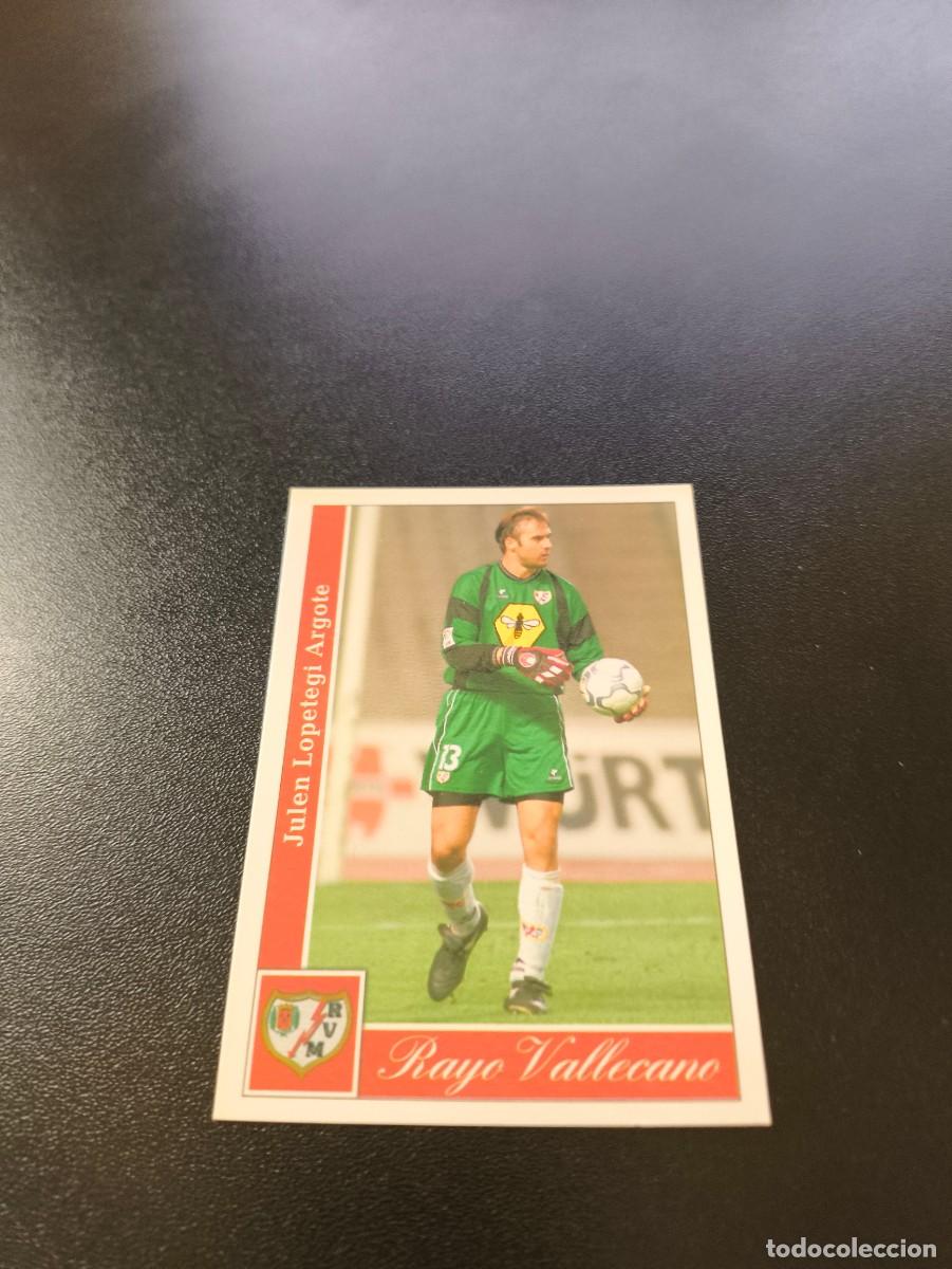 Cromos de F&uacute;tbol: 276 Lopetegi RAYO VALLECANO MUNDICROMO FICHAS LIGA 2001 2002 01 02 NO PANINI ESTE