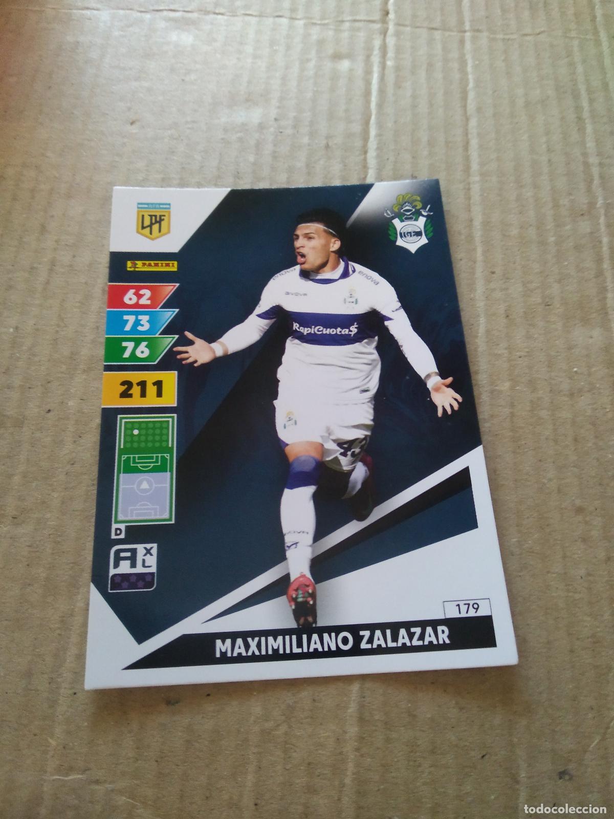 Cromos de F&uacute;tbol: 179 MAXIMILIANO ZALAZAR gimnasia CROMO FUTBOL PANINI ARGENTINO 2025 LIGA ARGENTINA ADRENALYN