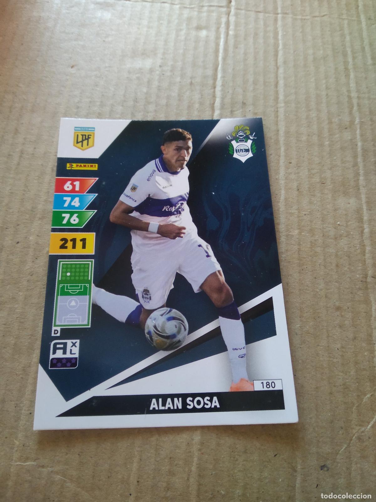 Cromos de F&uacute;tbol: 180 ALAN SOSA gimnasia CROMO FUTBOL PANINI ARGENTINO 2025 LIGA ARGENTINA ADRENALYN