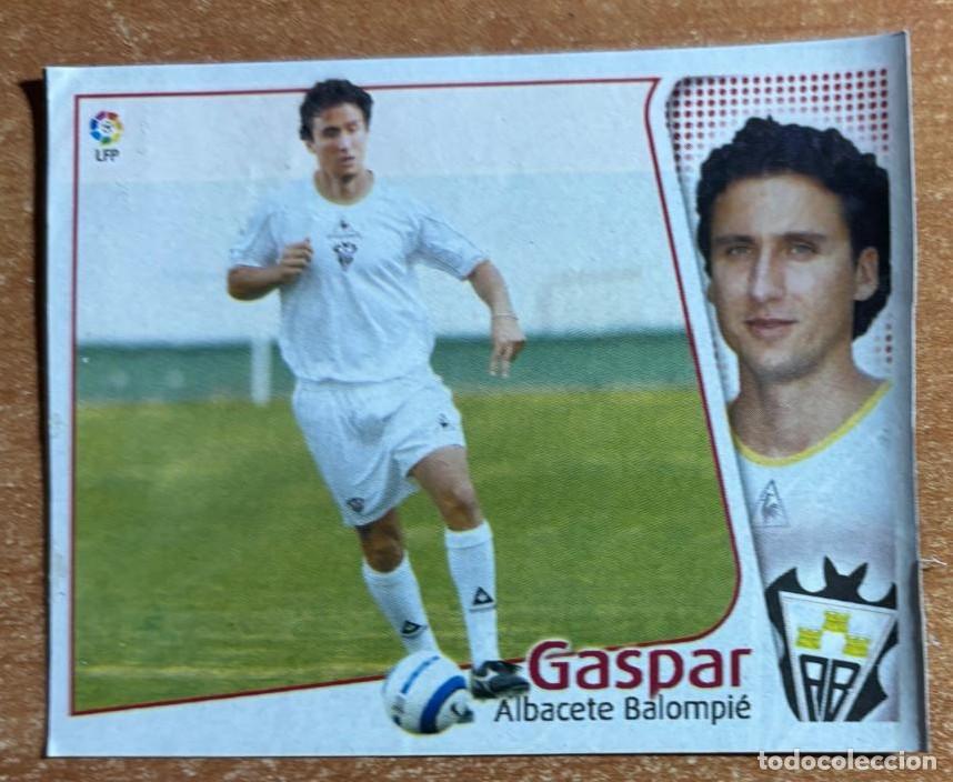 Cromos de F&uacute;tbol: EDICIONES ESTE 2004-2005 04 05 GASPAR (ALBACETE) COLOCA RECORTADO LEER