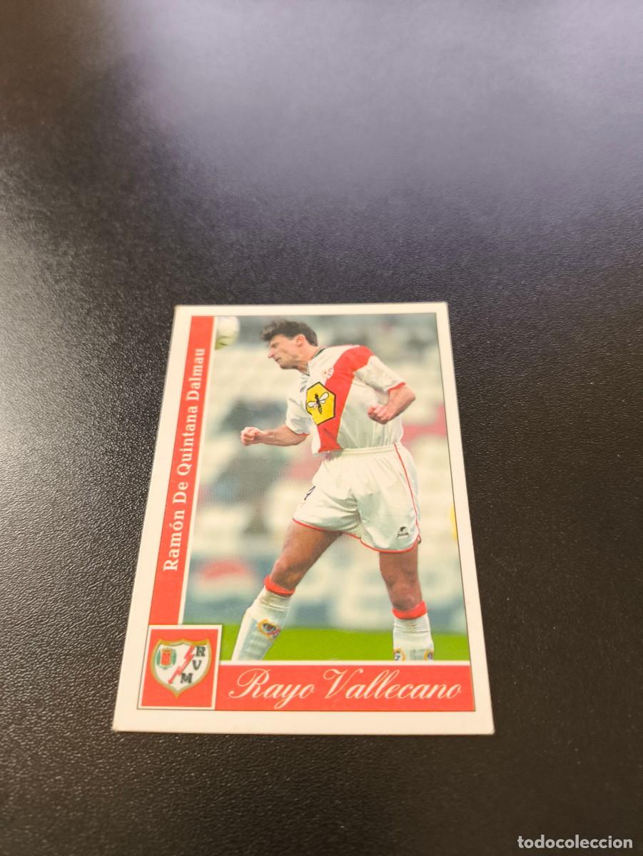 Cromos de F&uacute;tbol: 283 DE Quintana RAYO VALLECANO MUNDICROMO FICHAS LIGA 2001 2002 01 02 NO PANINI ESTE