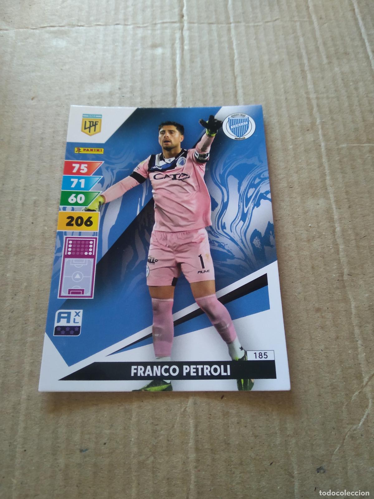 Cromos de F&uacute;tbol: 185 FRANCO PETROLI GODOY CRUZ CROMO FUTBOL PANINI ARGENTINO 2025 LIGA ARGENTINA ADRENALYN