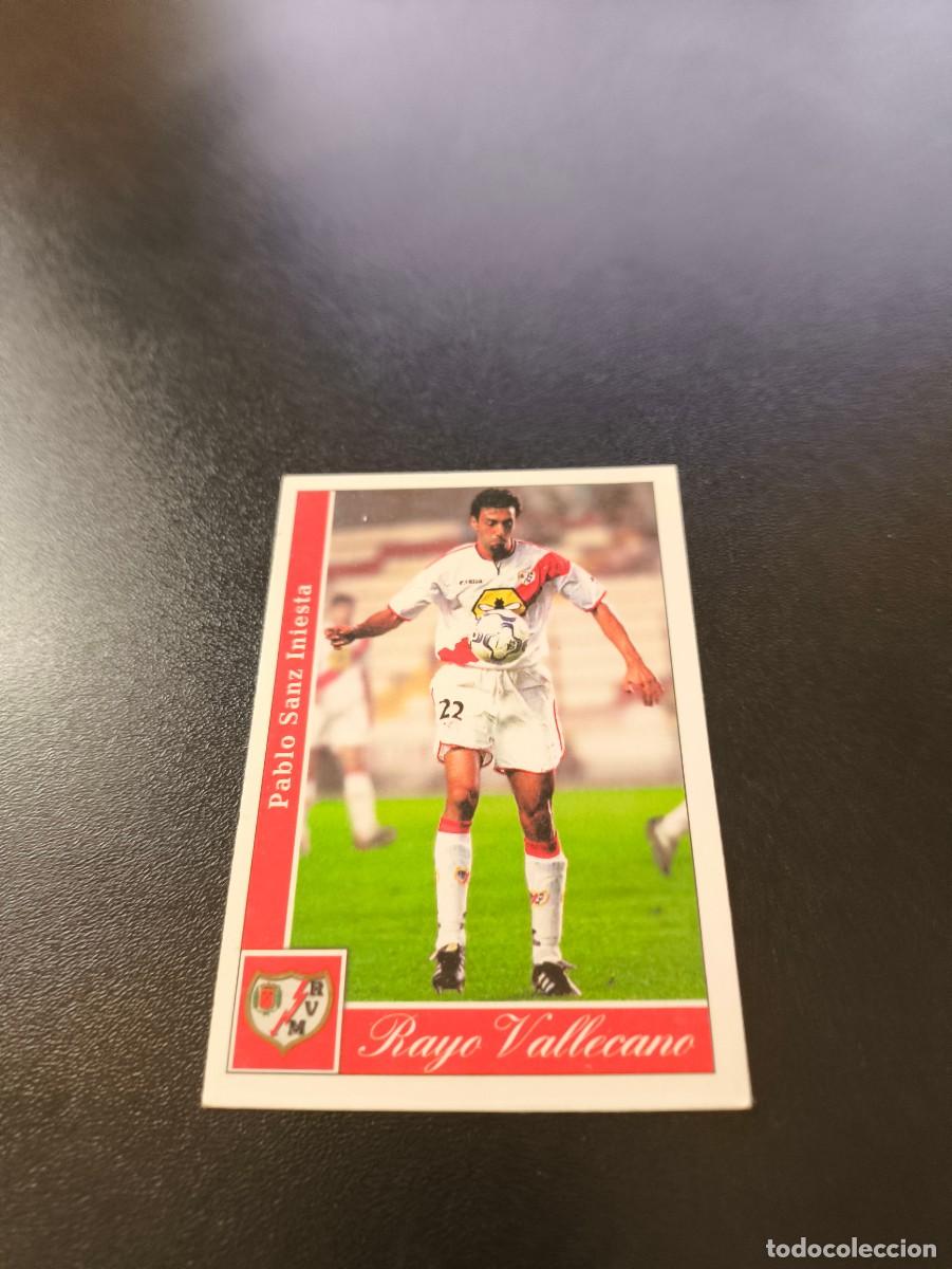 Cromos de F&uacute;tbol: 284 Pablo Sanz RAYO VALLECANO MUNDICROMO FICHAS LIGA 2001 2002 01 02 NO PANINI ESTE