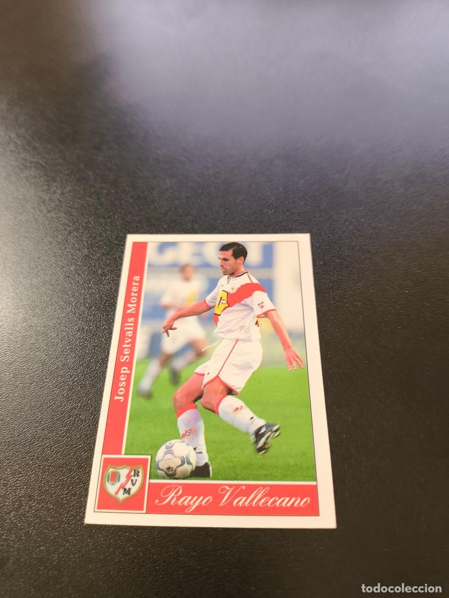 Cromos de F&uacute;tbol: 285 Setvalls ALTA RAYO VALLECANO MUNDICROMO FICHAS LIGA 2001 2002 01 02 NO PANINI ESTE