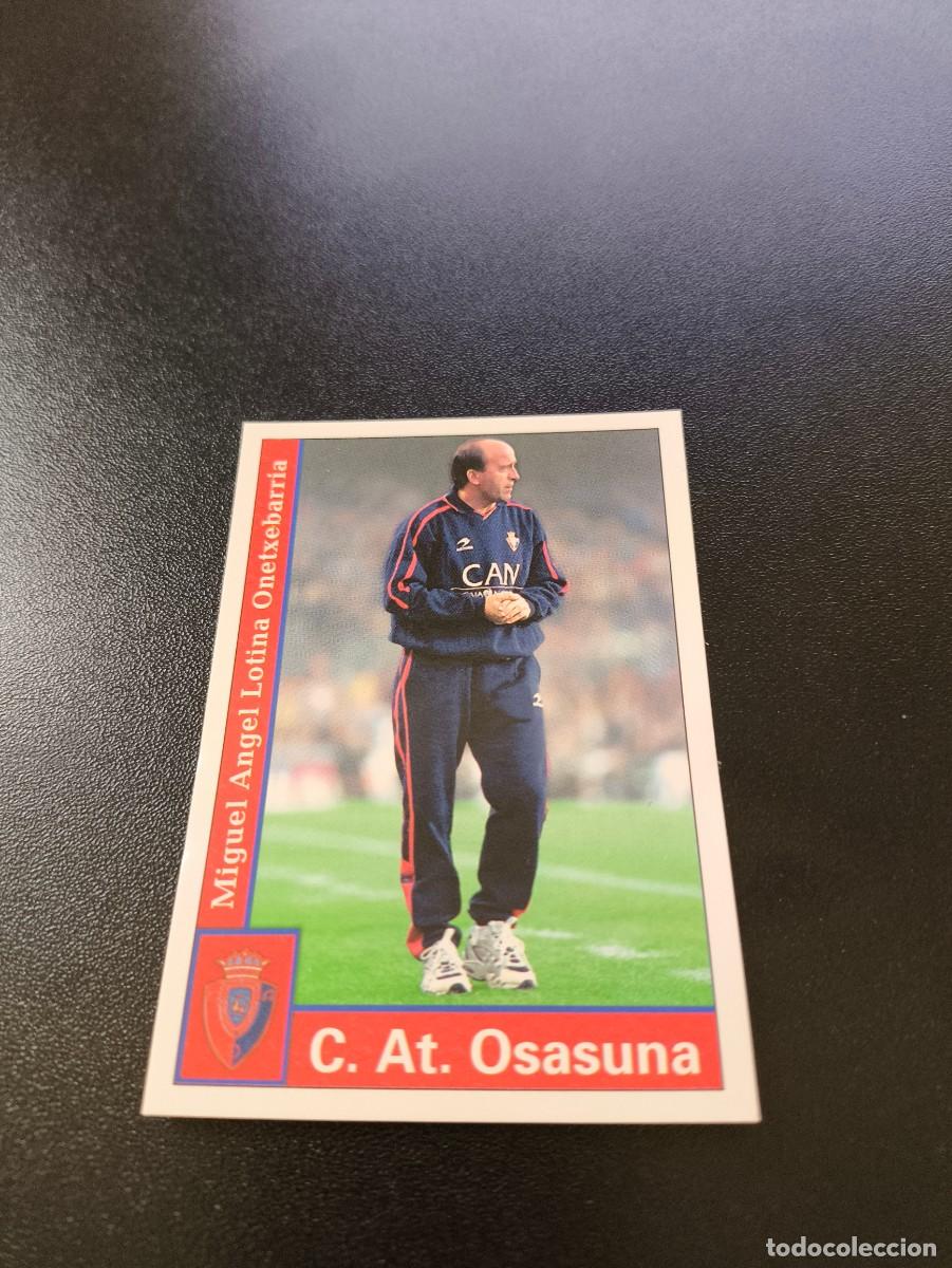 Cromos de F&uacute;tbol: 296 Lotina OSASUNA MUNDICROMO FICHAS LIGA 2001 2002 01 02 NO PANINI ESTE