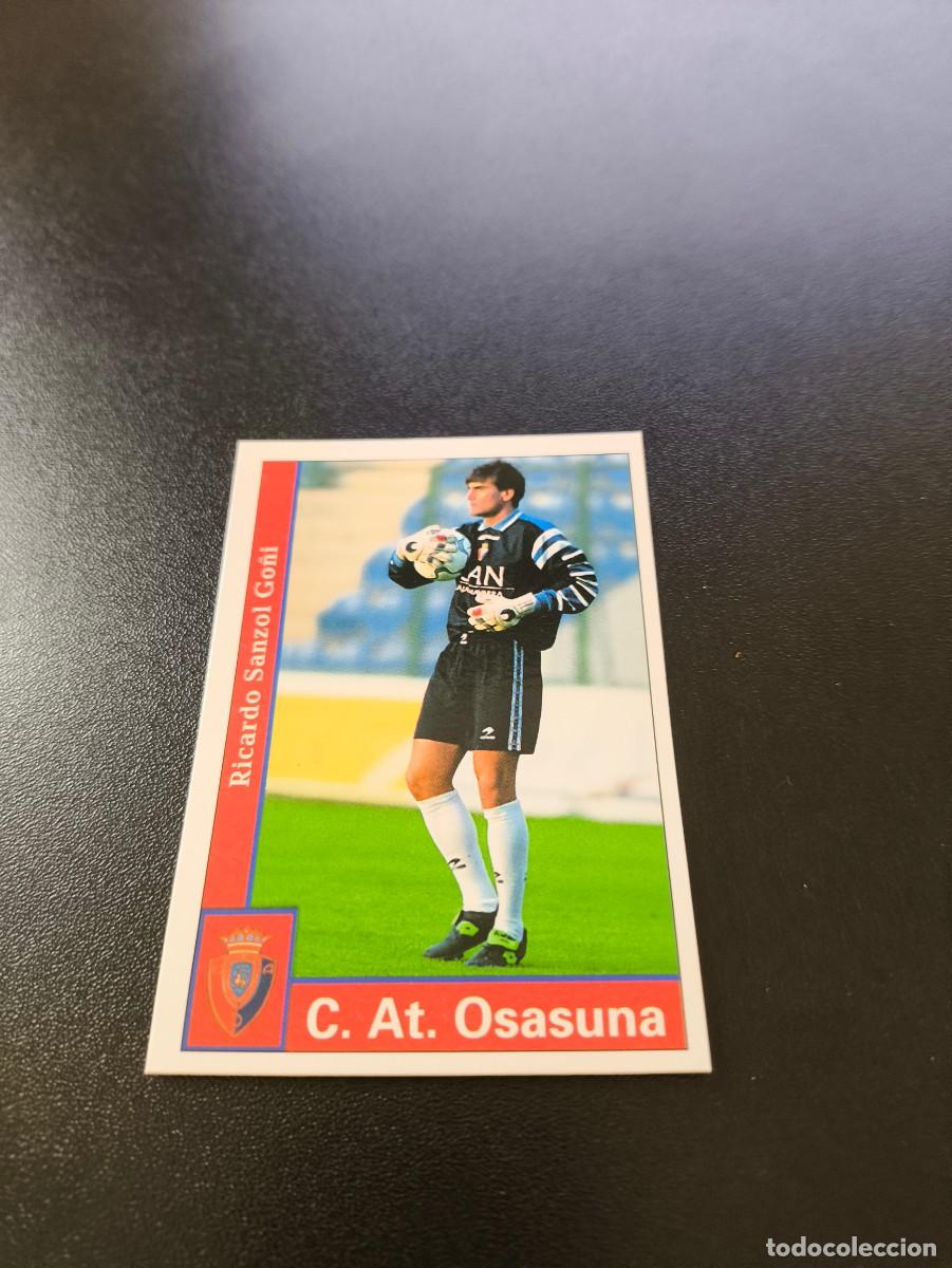 Cromos de F&uacute;tbol: 297 Sanzol OSASUNA MUNDICROMO FICHAS LIGA 2001 2002 01 02 NO PANINI ESTE