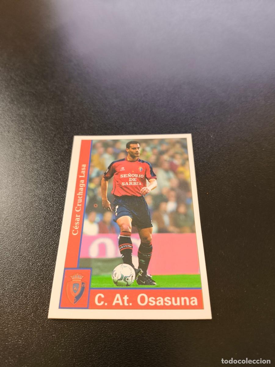 Cromos de F&uacute;tbol: 299 Cruchaga OSASUNA MUNDICROMO FICHAS LIGA 2001 2002 01 02 NO PANINI ESTE
