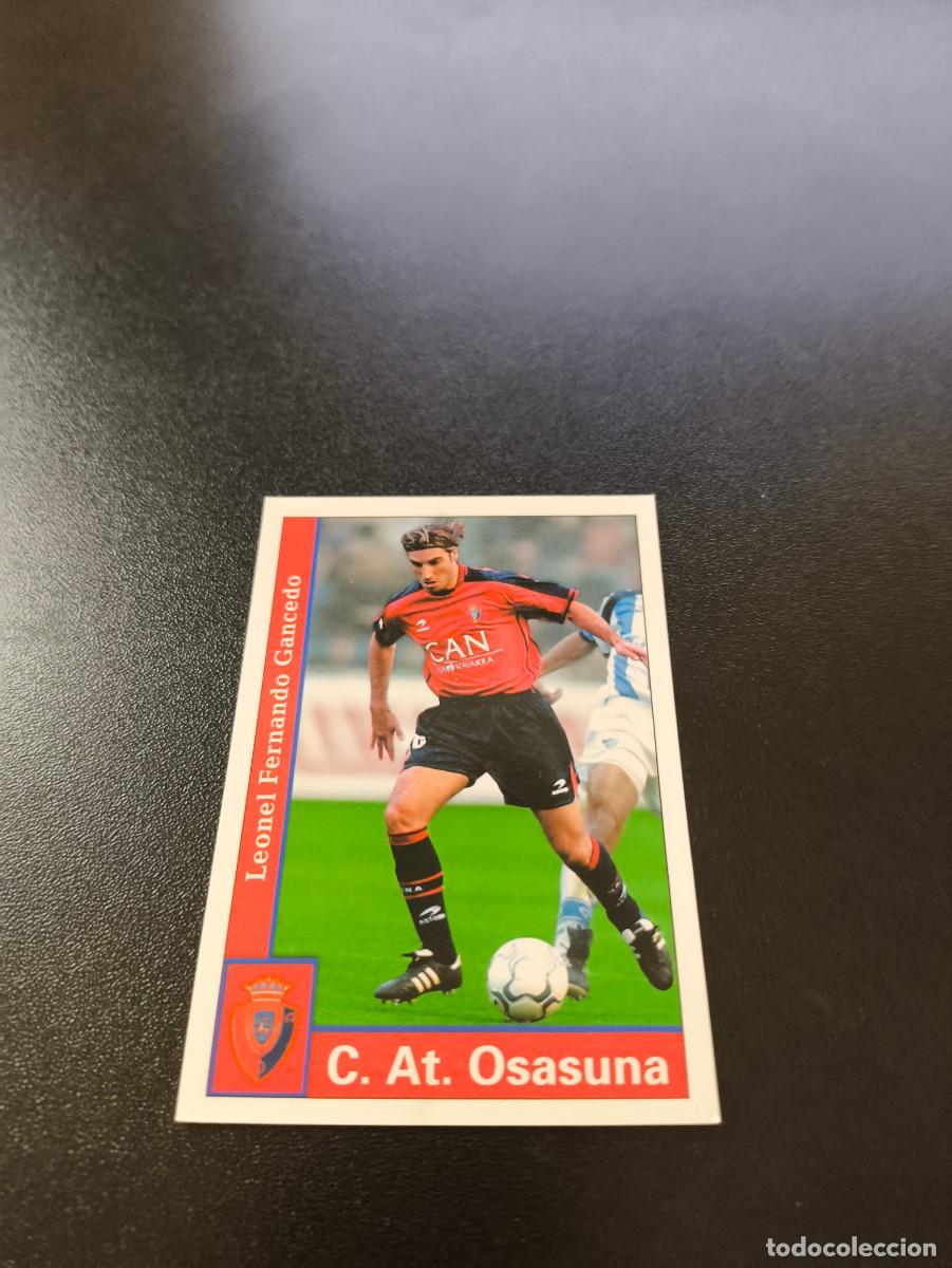 Football Stickers: 307 Gancedo OSASUNA MUNDICROMO FICHAS LIGA 2001 2002 01 02 NO PANINI ESTE
