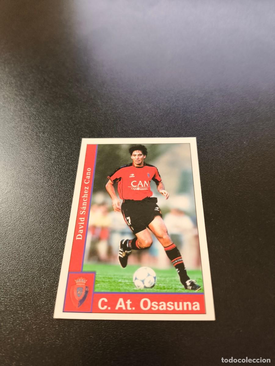 Football Stickers: 308 David Cano OSASUNA MUNDICROMO FICHAS LIGA 2001 2002 01 02 NO PANINI ESTE