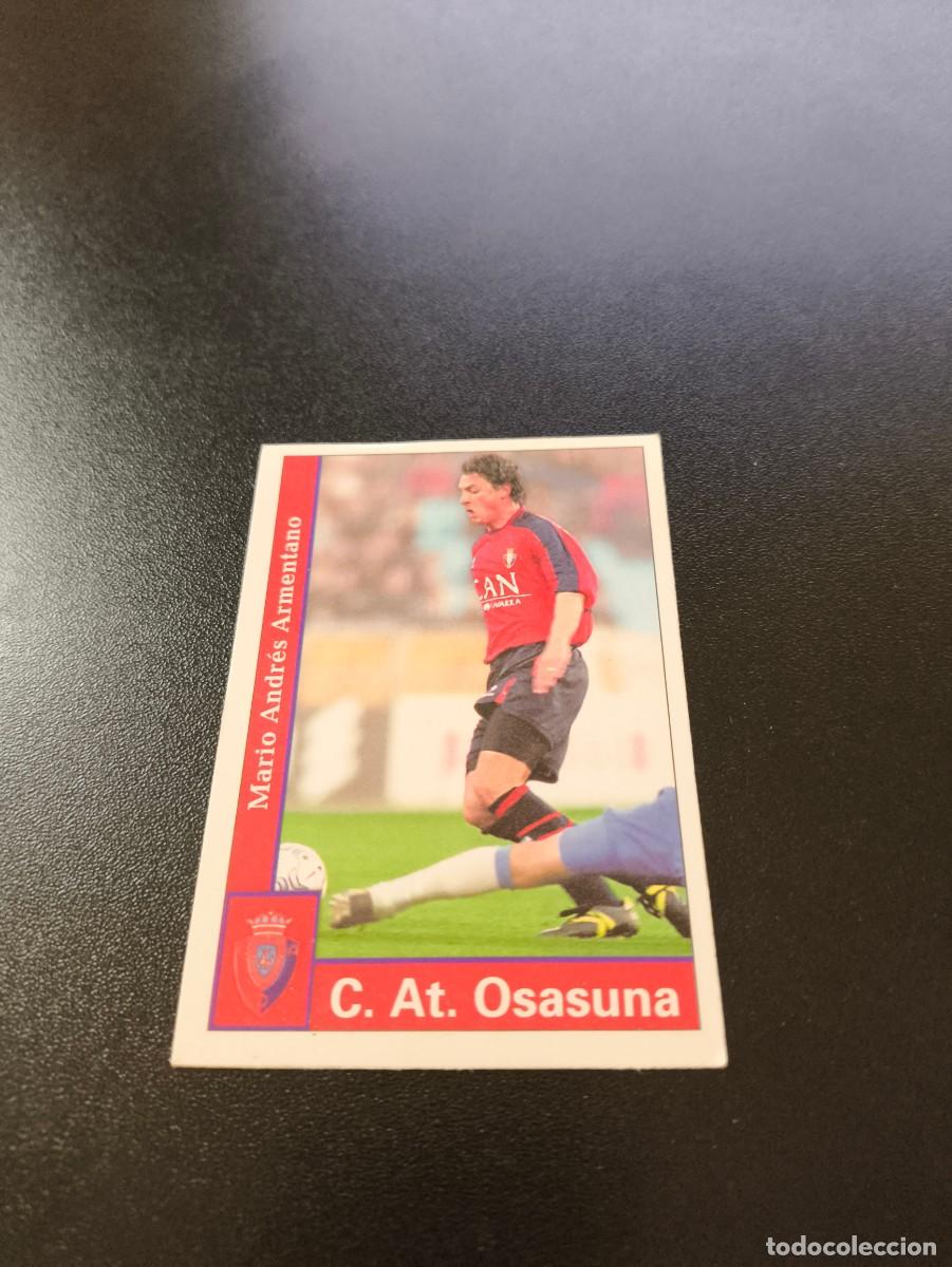 Cromos de F&uacute;tbol: 313 ARMENTANO CORREGIDO OSASUNA MUNDICROMO FICHAS LIGA 2001 2002 01 02 NO PANINI ESTE