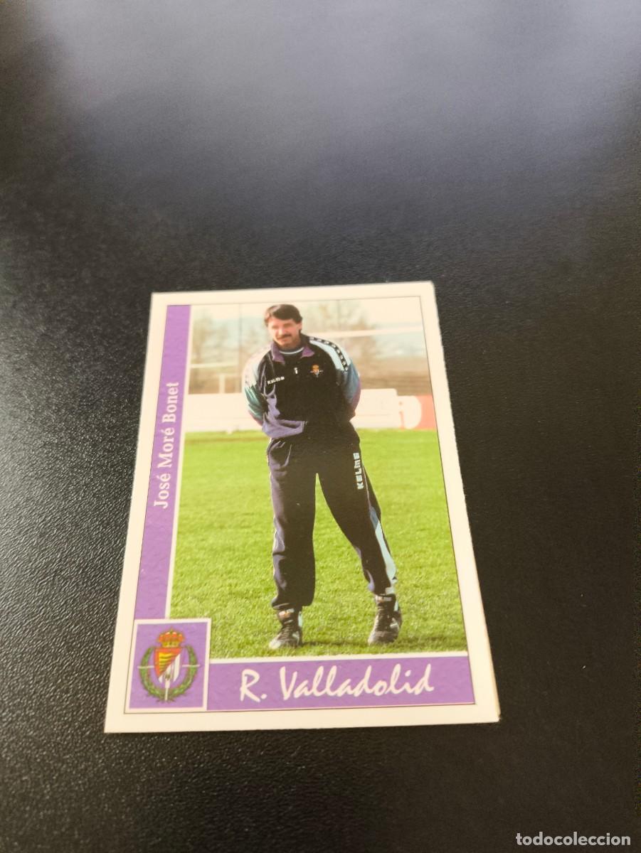 Cromos de F&uacute;tbol: 317 Mor&eacute; REAL VALLADOLID MUNDICROMO FICHAS LIGA 2001 2002 01 02 NO PANINI ESTE