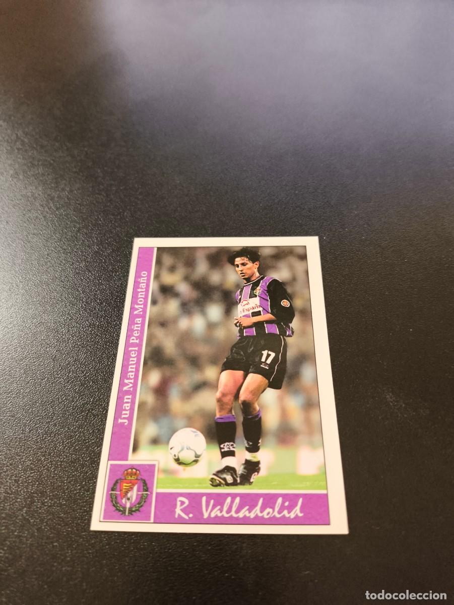 Cromos de F&uacute;tbol: 322 Pe&ntilde;a REAL VALLADOLID MUNDICROMO FICHAS LIGA 2001 2002 01 02 NO PANINI ESTE