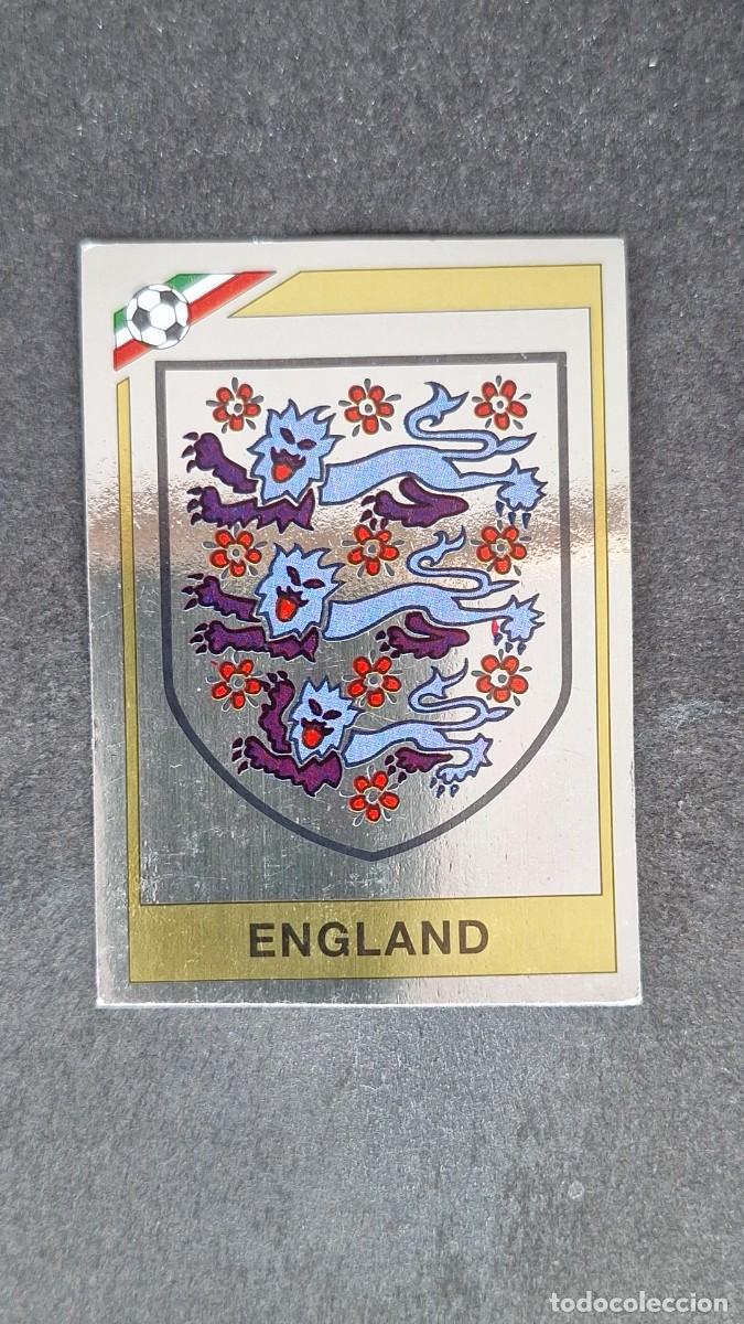 Cromos de F&uacute;tbol: L3 ESCUDO SELECCION INGLATERRA 400 MUNDIAL MEXICO 86 PANINI NUNCA PEGADO SIN PEGAR
