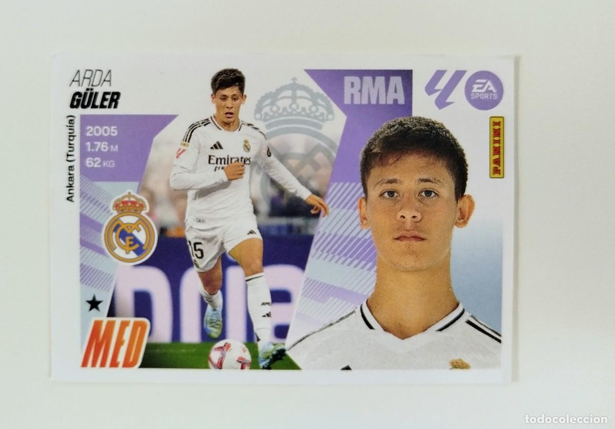 Cromos de F&uacute;tbol: G&uuml;ler 16 SIN PEGAR NUNCA PEGADO Real Madrid Liga Ediciones Este 25 26 / 2025 2026