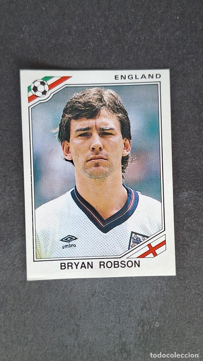 Football Stickers: L3 BRYAN ROBSON SELECCION INGLATERRA 412 MUNDIAL MEXICO 86 PANINI NUNCA PEGADO SIN PEGAR