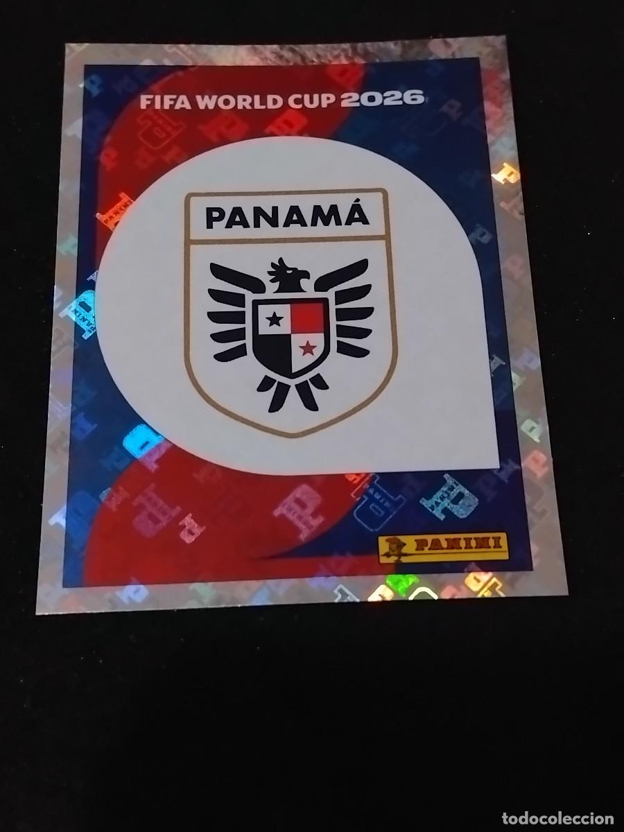 Football Stickers: ESCUDO DE PANAMA PAN 1 - PANINI FIFA WORLD CUP 2026 - MUNDIAL 2026 STICKER WORLD CUP 26