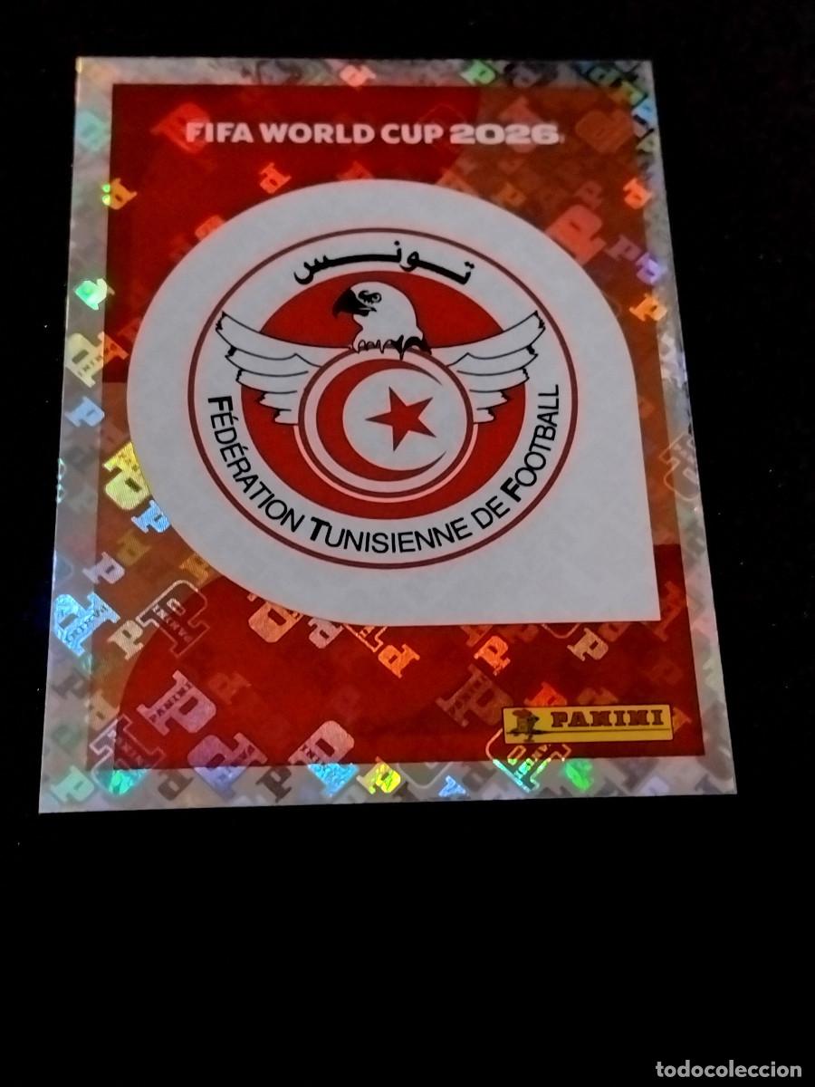 Cromos de F&uacute;tbol: ESCUDO DE TUNISIA TUN 1 - PANINI FIFA WORLD CUP 2026 - MUNDIAL 2026 STICKER WORLD CUP 26 TUNEZ