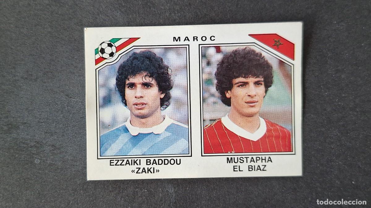Cromos de F&uacute;tbol: L3 ZAKI - EL BIAZ SELECCION MARRUECOS 420 MUNDIAL MEXICO 86 PANINI NUNCA PEGADO SIN PEGAR