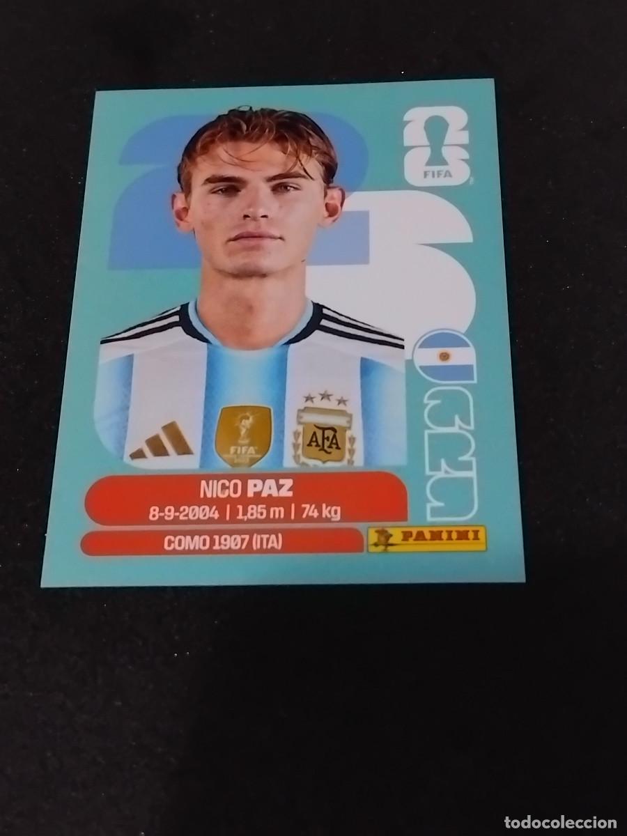 Cromos de F&uacute;tbol: NICO PAZ ARG 14 - ARGENTINA - PANINI FIFA WORLD CUP 2026 - MUNDIAL 2026 STICKER WORLD CUP