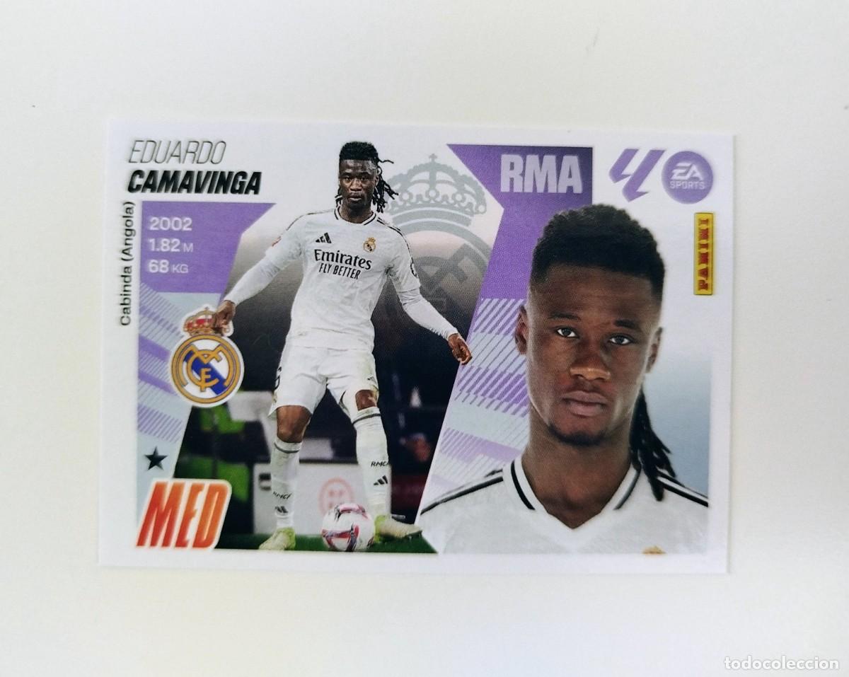 Cromos de F&uacute;tbol: Camavinga 12 SIN PEGAR NUNCA PEGADO Real Madrid Liga Ediciones Este 25 26 / 2025 2026