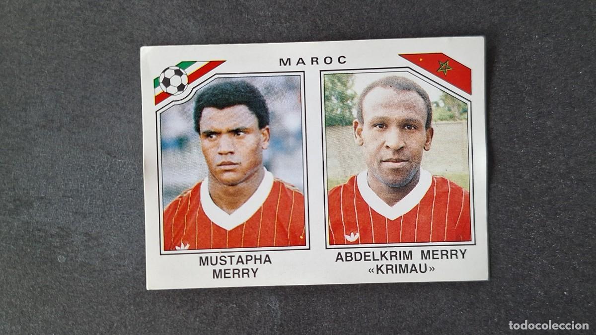 Cromos de F&uacute;tbol: L3 MERRY - KRIMAU SELECCION MARRUECOS 426 MUNDIAL MEXICO 86 PANINI NUNCA PEGADO SIN PEGAR