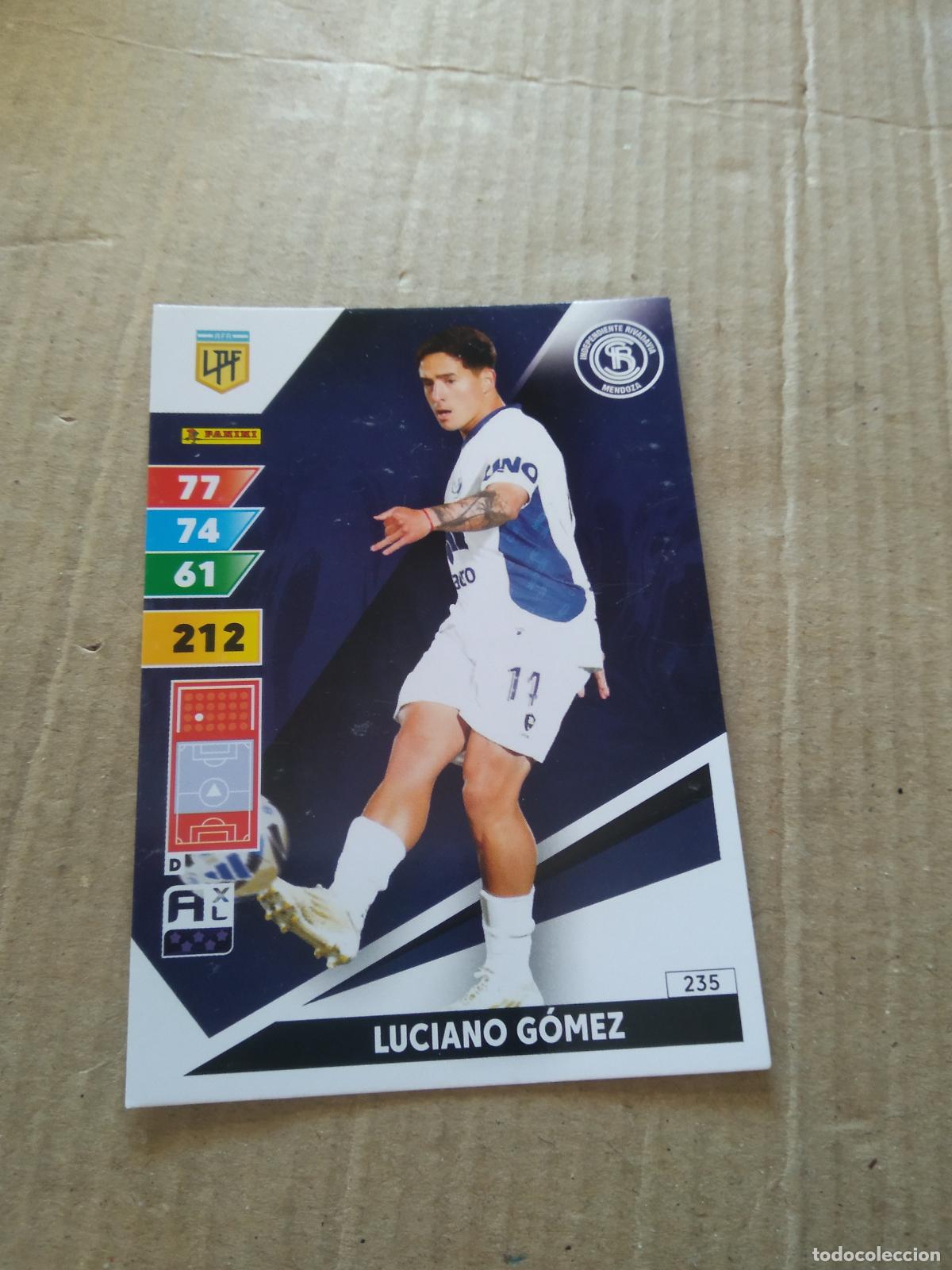 Cromos de F&uacute;tbol: 235 LUCIANO GOMEZ INDEPENDIENTE RIVADAVIA CROMO FUTBOL PANINI ARGENTINO 2025 ARGENTINA ADRENALYN
