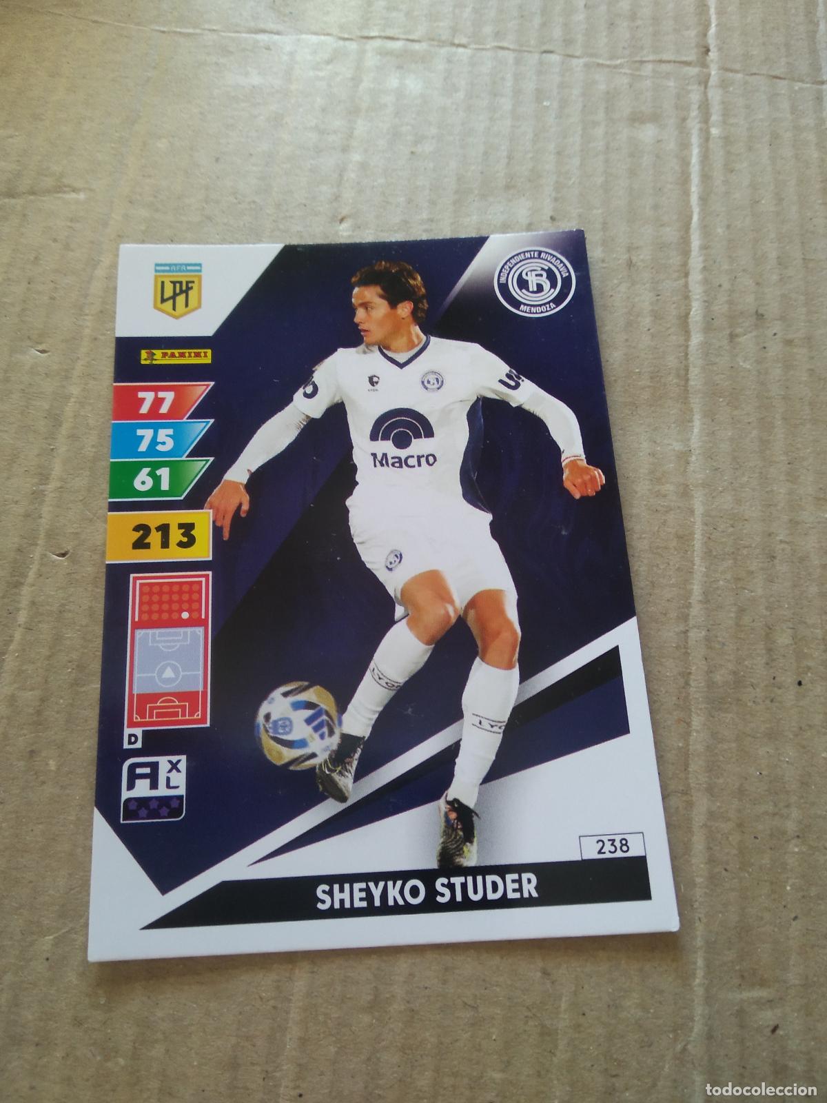 Cromos de F&uacute;tbol: 238 SHEYKO STUDER INDEPENDIENTE RIVADAVIA CROMO FUTBOL PANINI ARGENTINO 2025 ARGENTINA ADRENALYN