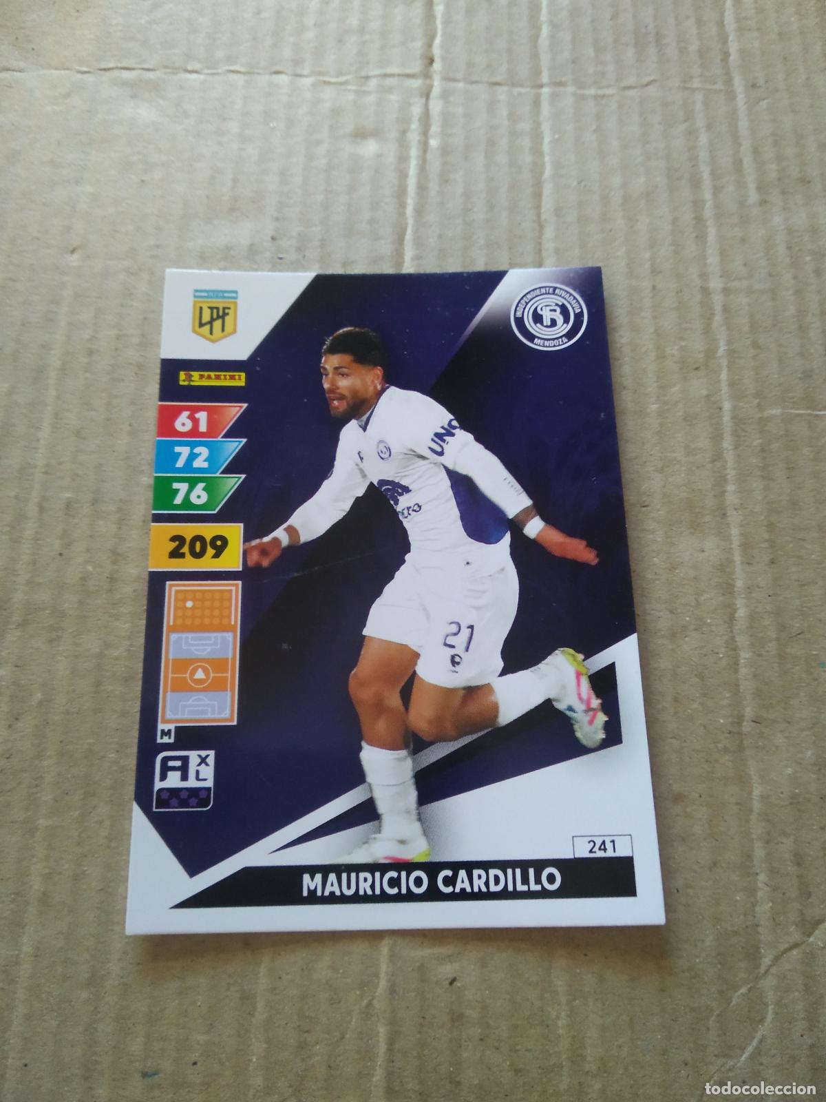 Cromos de F&uacute;tbol: 241 MAURICIO CARDILLO INDEPENDIENTE RIVADAVIA CROMO FUTBOL PANINI ARGENTINO 2025 ARGENTINA ADRENALYN