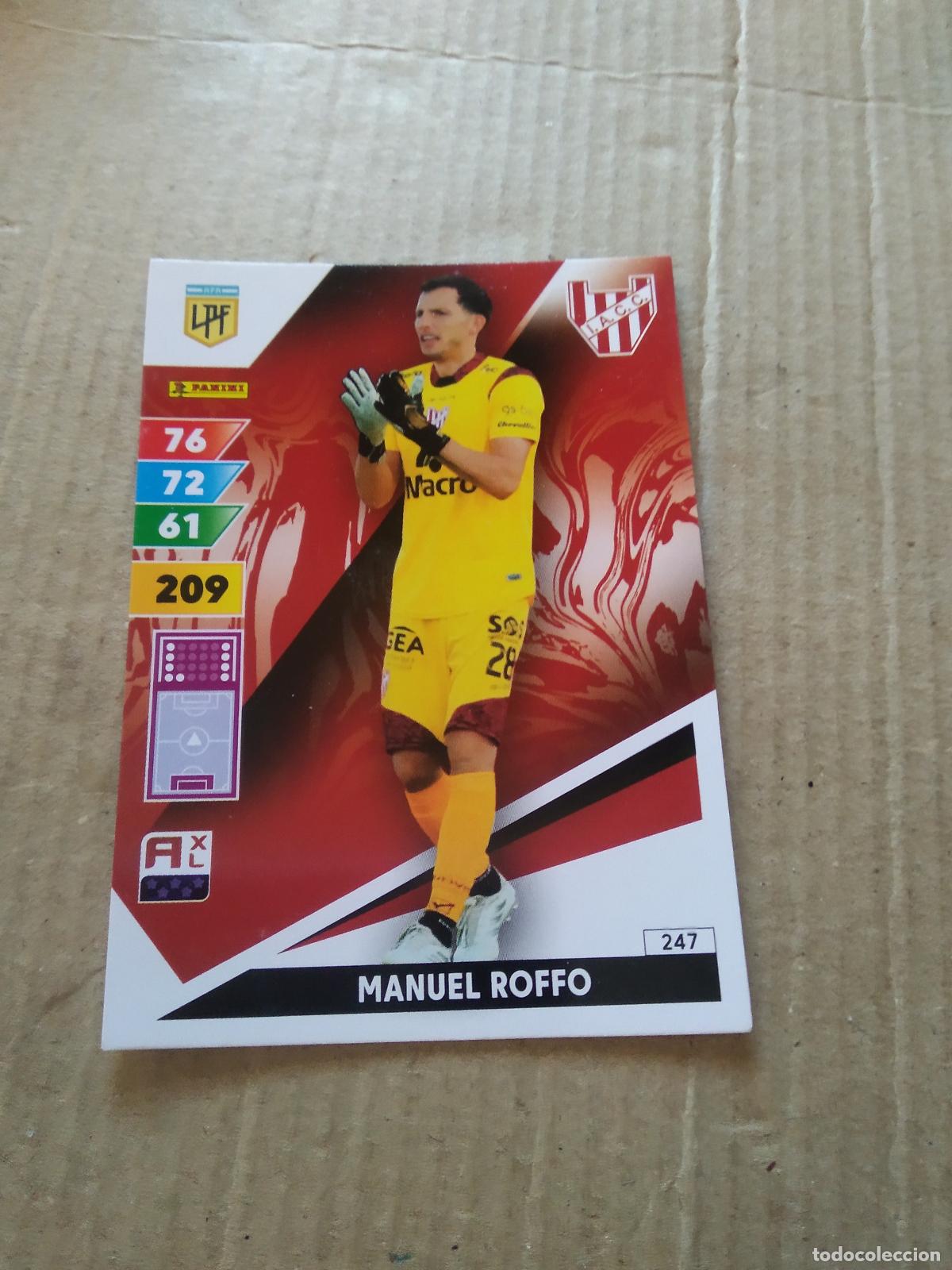 Cromos de F&uacute;tbol: 247 MANUEL ROFFO INSTITUTO CROMO FUTBOL PANINI ARGENTINO 2025 ARGENTINA ADRENALYN