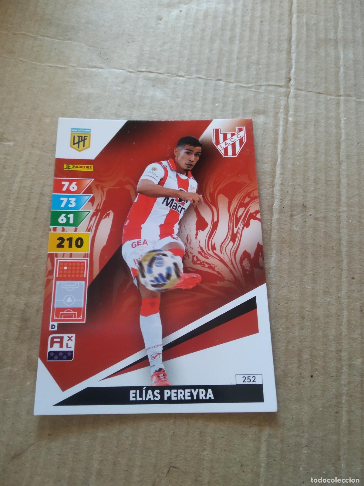Cromos de F&uacute;tbol: 252 ELIAS PEREYRA INSTITUTO CROMO FUTBOL PANINI ARGENTINO 2025 ARGENTINA ADRENALYN