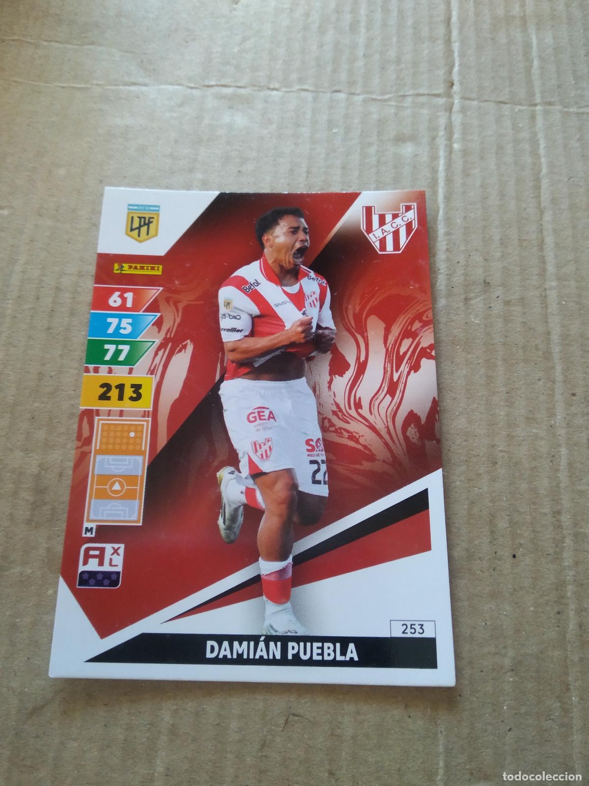 Cromos de F&uacute;tbol: 253 DAMIAN PUEBLA INSTITUTO CROMO FUTBOL PANINI ARGENTINO 2025 ARGENTINA ADRENALYN