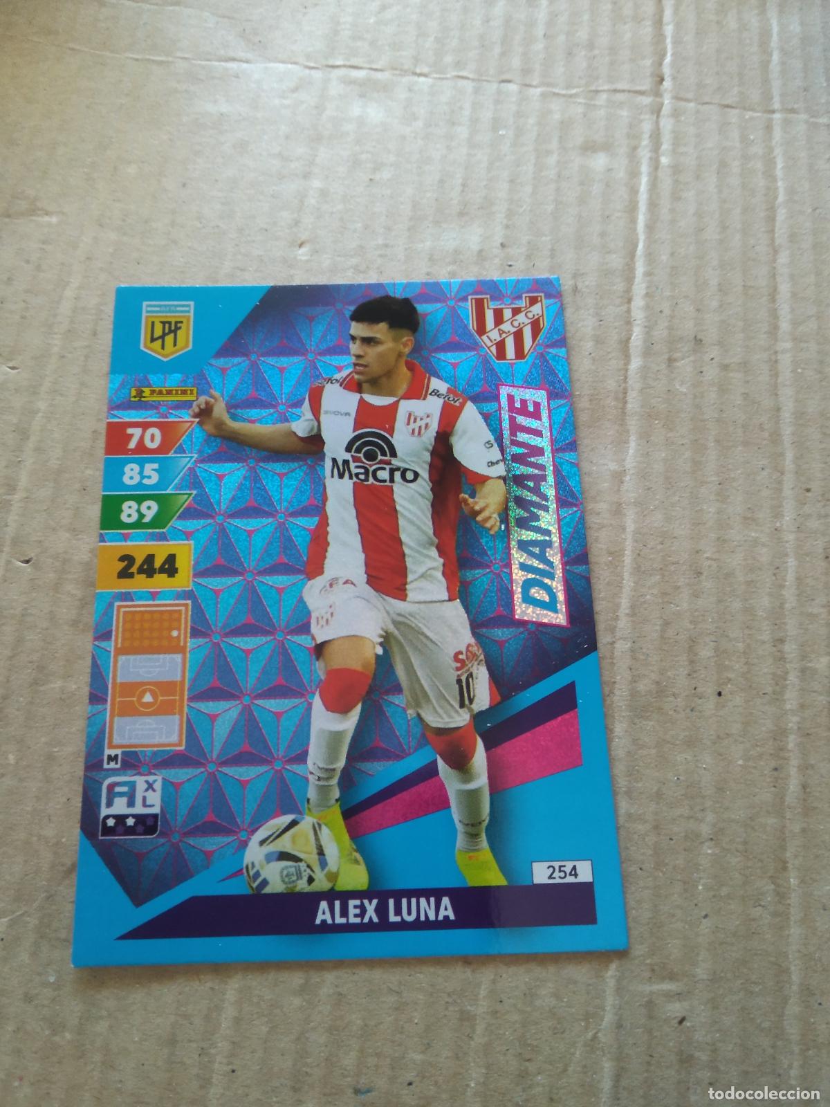 Cromos de F&uacute;tbol: 254 ALEX LUNA INSTITUTO CROMO FUTBOL PANINI ARGENTINO 2025 ARGENTINA ADRENALYN