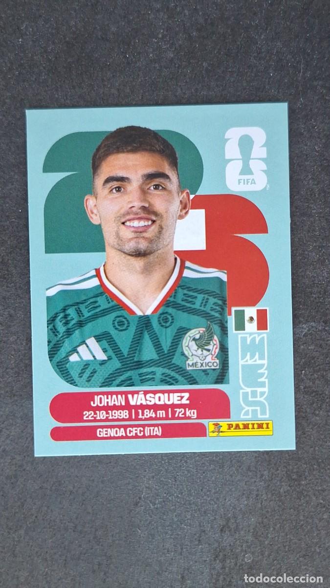 Cromos de F&uacute;tbol: L1 VASQUEZ SELECCION MEXICO 3 MUNDIAL FIFA WORLD CUP 2026 PANINI NUNCA PEGADO SIN PEGAR