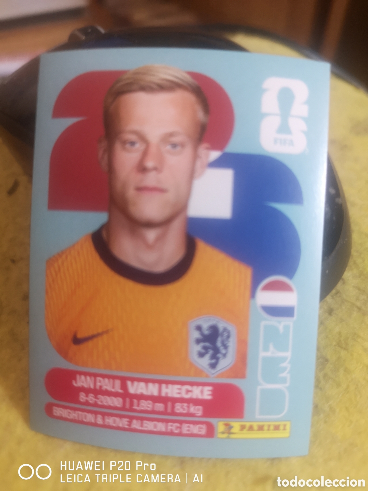 Cromos de F&uacute;tbol: FIFA WORLD CUP MUNDIAL 2026 JAN PAUL VAN HECKE - NED 9