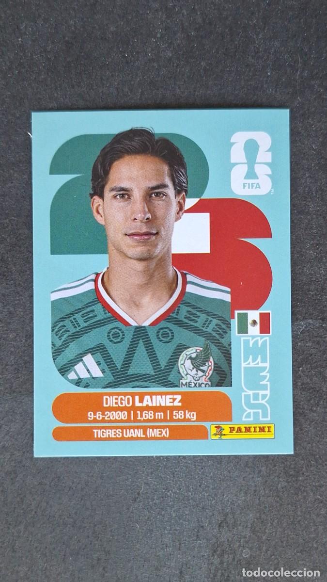 Cromos de F&uacute;tbol: L1 LAINEZ SELECCION MEXICO 8 MUNDIAL FIFA WORLD CUP 2026 PANINI NUNCA PEGADO SIN PEGAR