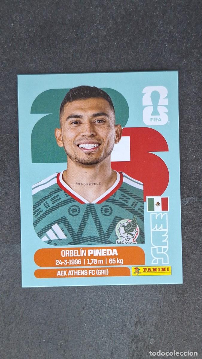 Cromos de F&uacute;tbol: L1 PINEDA SELECCION MEXICO 11 MUNDIAL FIFA WORLD CUP 2026 PANINI NUNCA PEGADO SIN PEGAR
