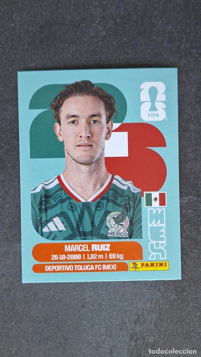 Cromos de F&uacute;tbol: L1 RUIZ SELECCION MEXICO 12 MUNDIAL FIFA WORLD CUP 2026 PANINI NUNCA PEGADO SIN PEGAR